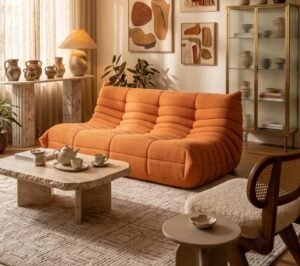 Oversized Bean Bag Chair with Memory Foam for Gaming & Relaxing