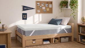 Cooling Gel Memory Foam Mattress Topper for Twin XL Beds