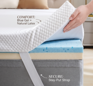 Best Twin XL Dorm Room Mattress Topper for College Students
